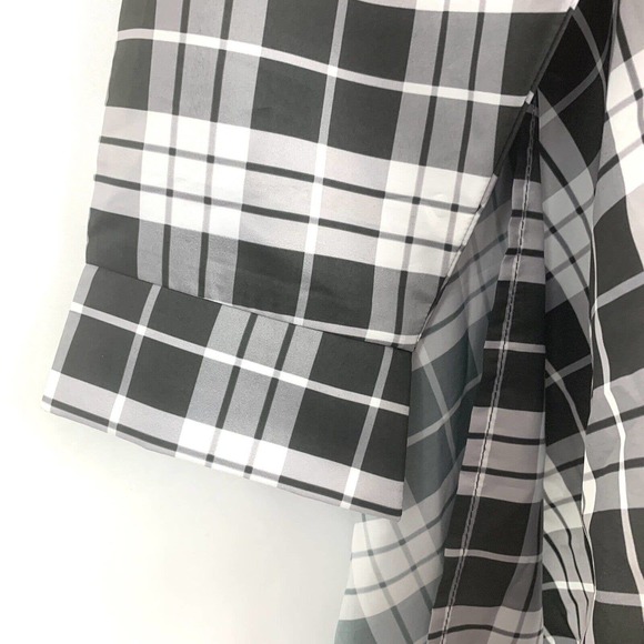william okpo plaid boat blouse 6 - Picture 5 of 6